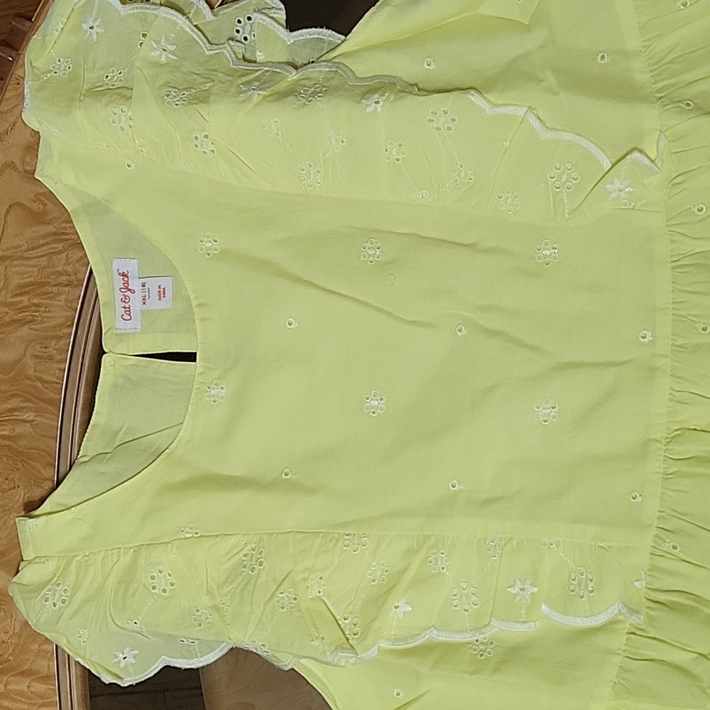 Cat & Jack Yellow Dress XXL(18) NEW